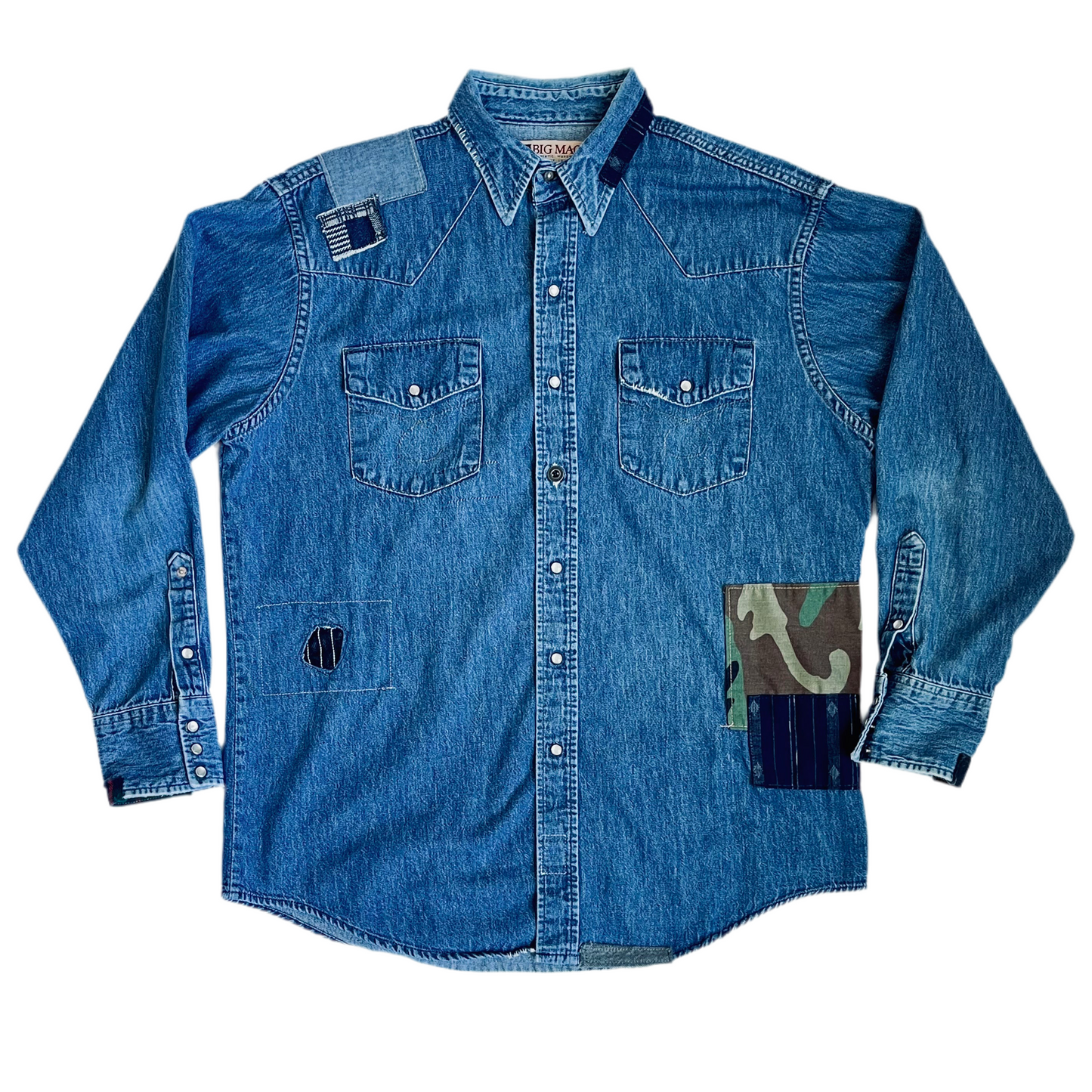 Patch & Repair Denim Shirt