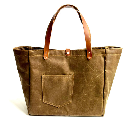 Waxed Carryall Tote