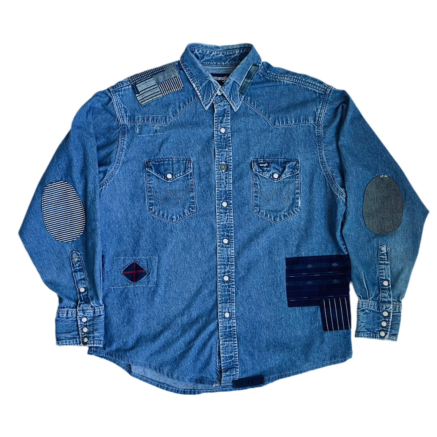 Patch & Repair Denim Shirt