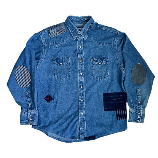 Patch & Repair Denim Shirt