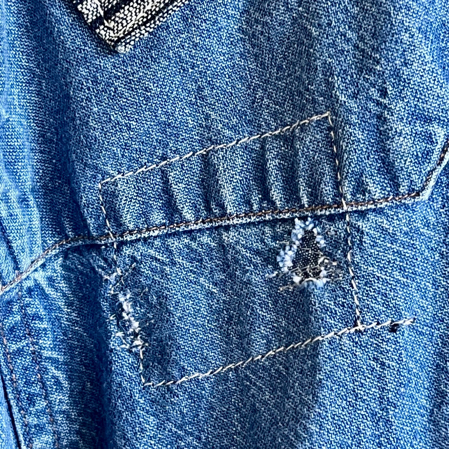 Patch & Repair Denim Shirt