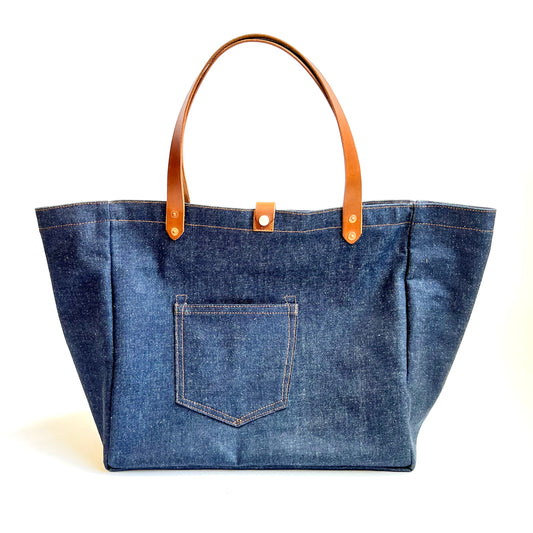 Denim Carryall Tote