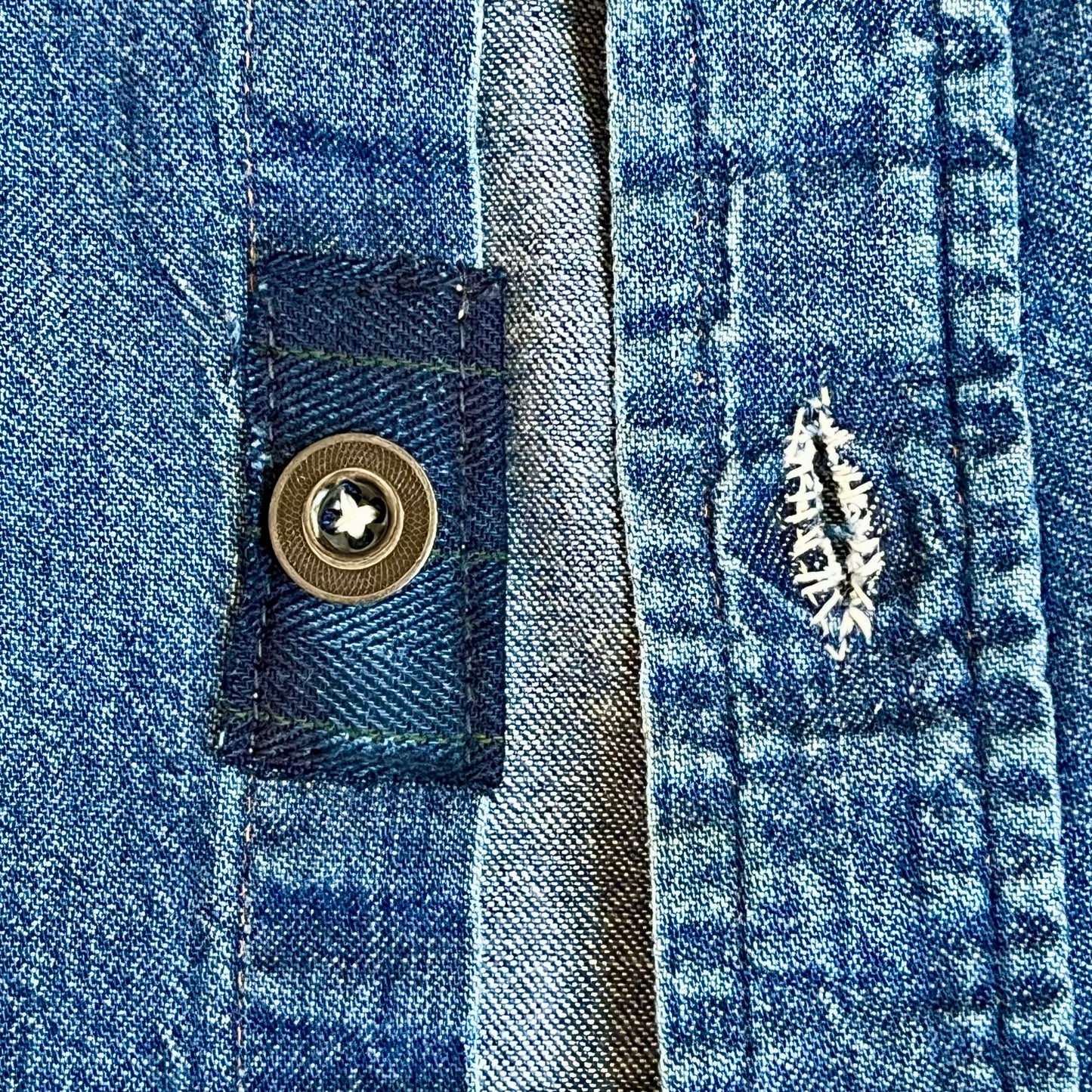 Patch & Repair Denim Shirt