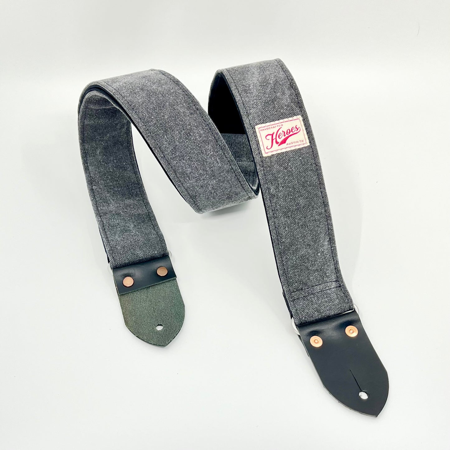 Stone Washed Canvas Guitar Strap