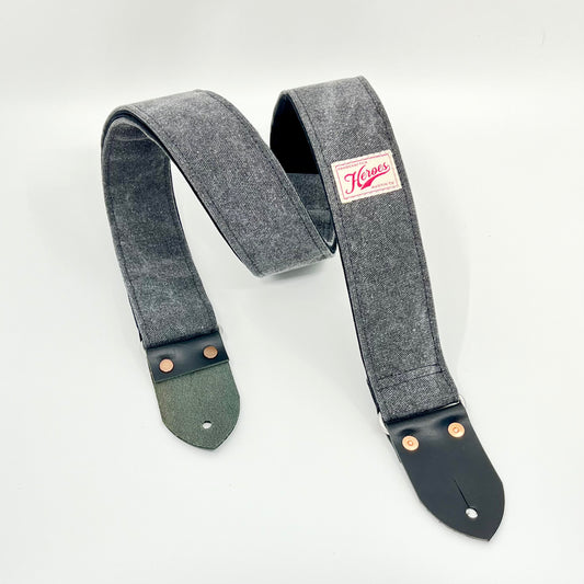 Stone Washed Canvas Guitar Strap