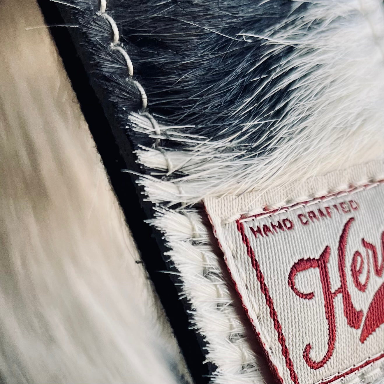 Cow Hair Guitar Strap
