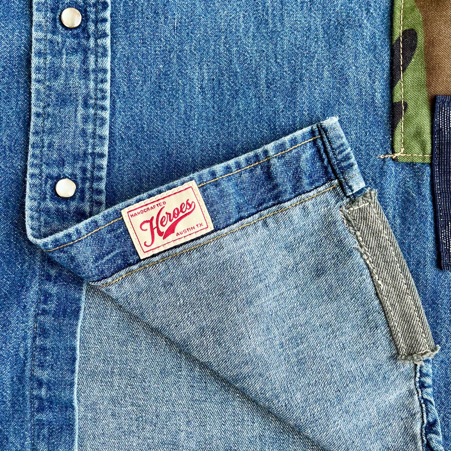 Patch & Repair Denim Shirt