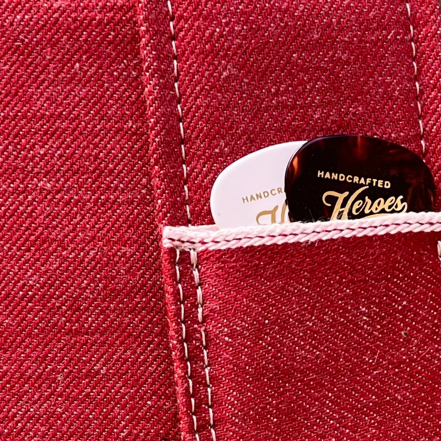 Special Edition Barn Red Denim Guitar Strap