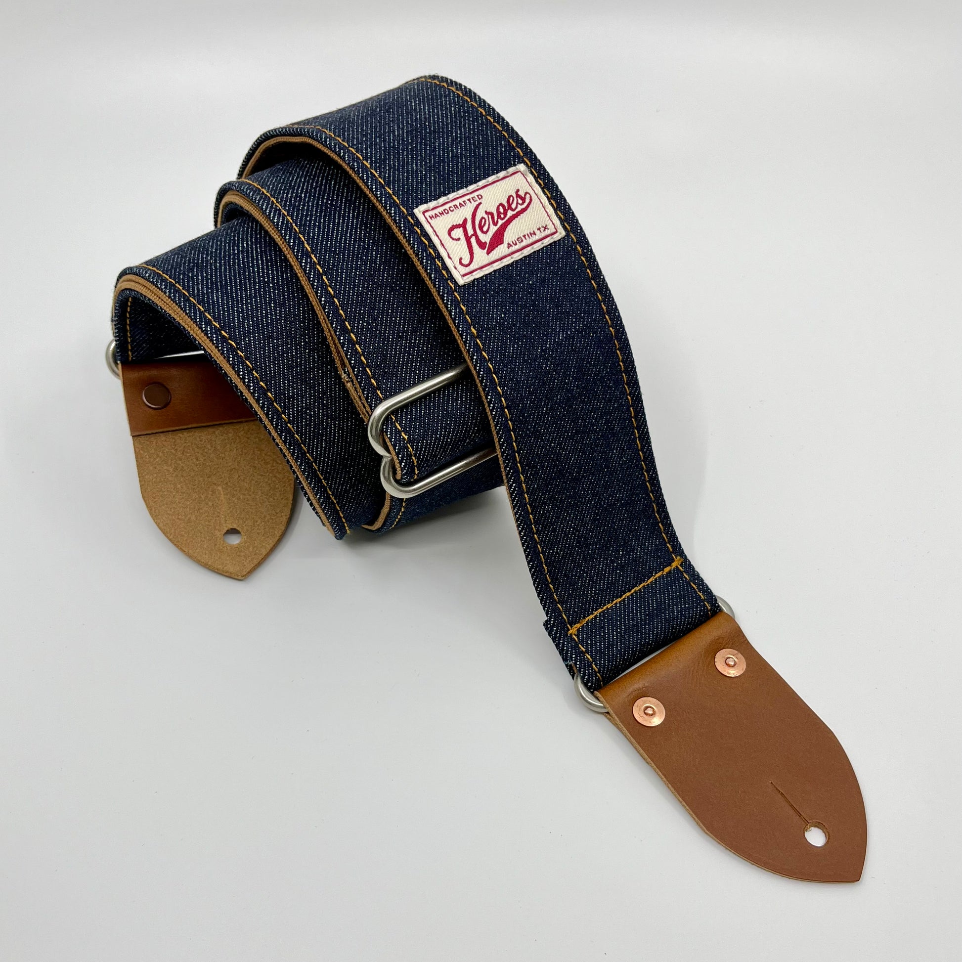 Denim Guitar Strap heroesatx